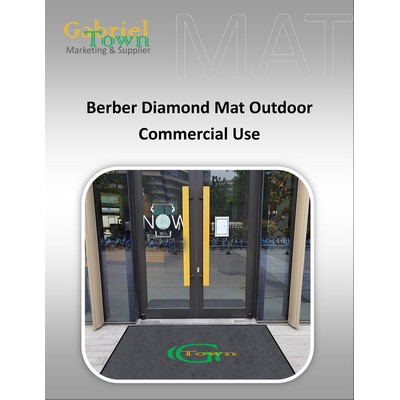 Berber Diamond Mat 3x10(ft) Commercial Grade Outdoor, & other option Size